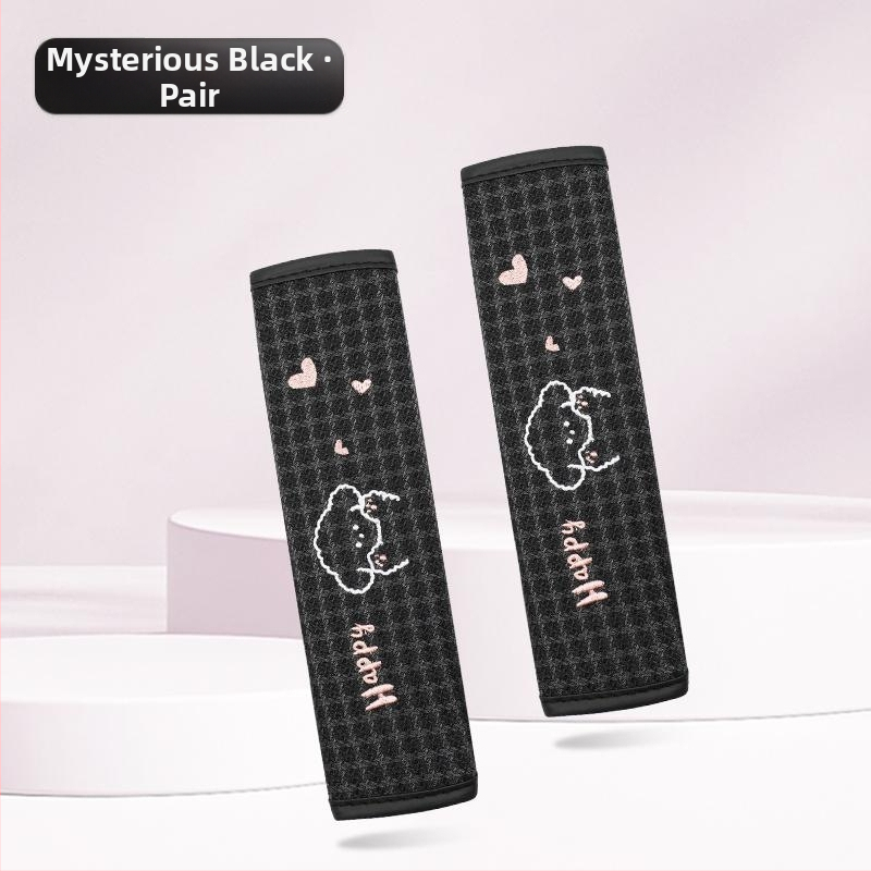 Kaiade Jastučići za sigurnosni pojas od pamuka i lana, s motivom crtani štene, udobnost u svim sezonama