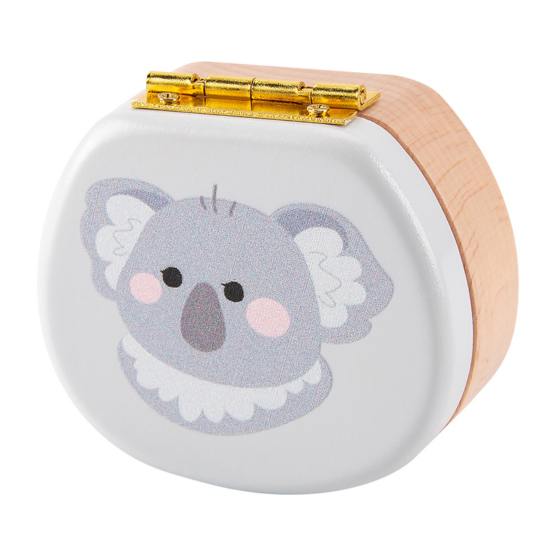 Drvena kutija uspomena za mliječne zube i djetetovu kosu