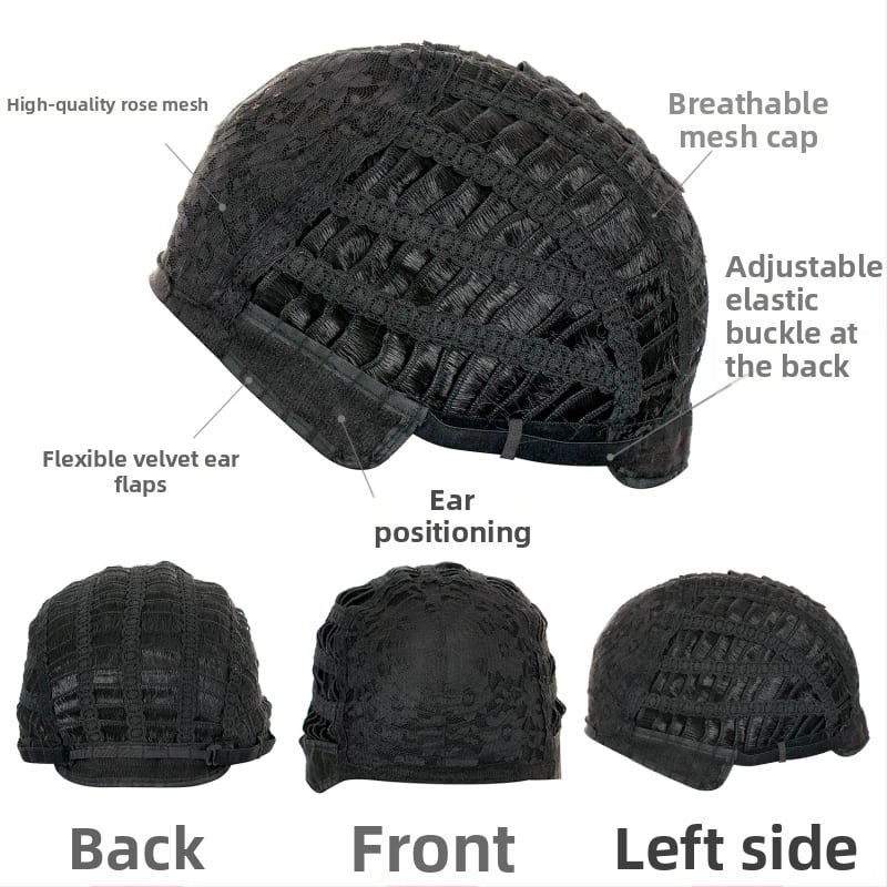 Női paróka egzotikus stílussal, Qi frufru, modell WIG-257, hőálló szintetikus haj, realisztikus megjelenés