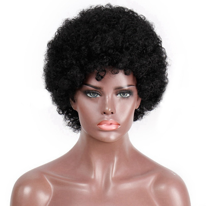 Perucă Ws775, stil natural, fibre sintetice rezistente la temperatură, prelucrare mecanică