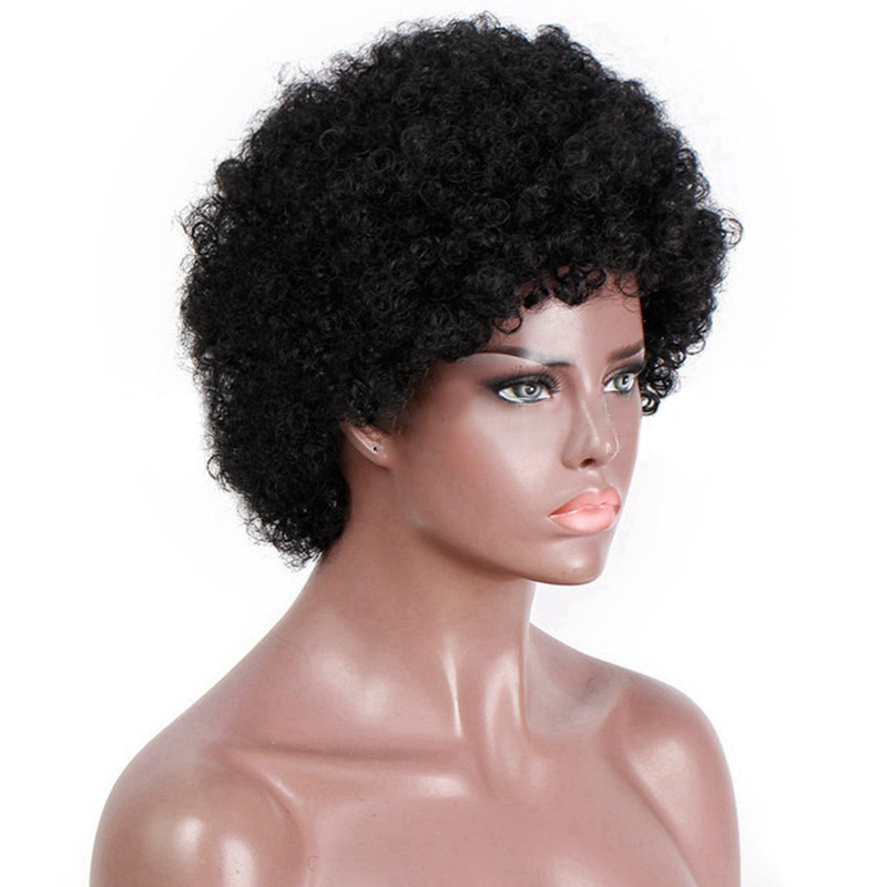 Perucă Ws775, stil natural, fibre sintetice rezistente la temperatură, prelucrare mecanică