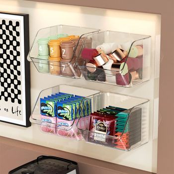 Cutie de depozitare montată pe perete, din plastic PP+PET, 5L, fără găuri, pentru ceapă verde, ghimbir și usturoi în bucătărie