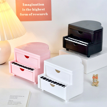 Cutie organizator pentru cosmetice cu compartimente și capac – Model 1585, plastic PS, capacitate 1L