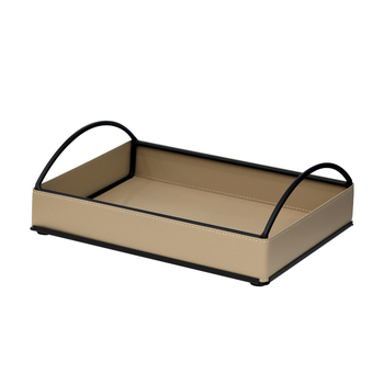 Cutie de depozitare pentru birou, construcție din fier, HM2107, capacitate 1 L, Rear Wood