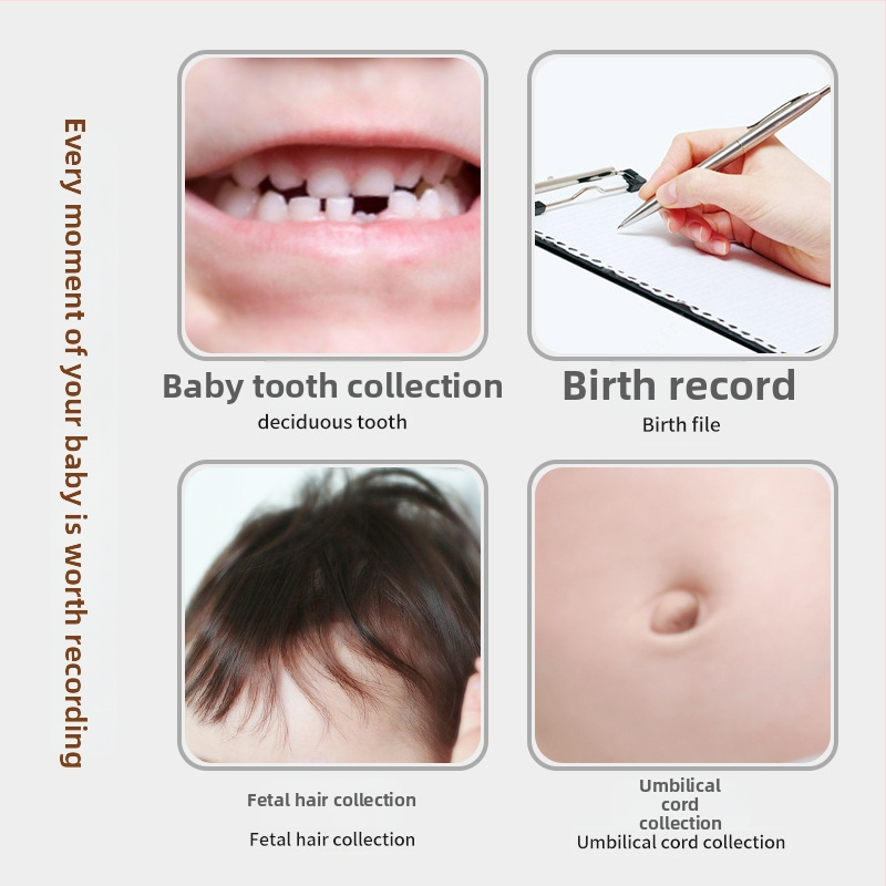 Dječja drvena kutija za pohranu zuba – kutija za mliječne zube, memorijska kutija za uzrast 4–6 godina, drvena igračka do 14 godina