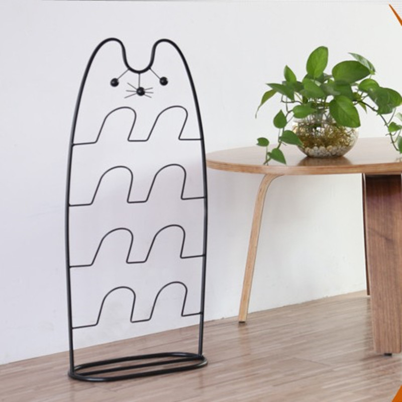 Ράφι Παπουτσιών για την Πόρτα — 4 Επιπέδων, Σιδερένιο, Σύγχρονο Μινιμαλιστικό Στυλ, Πολυλειτουργικό, Peng Fu