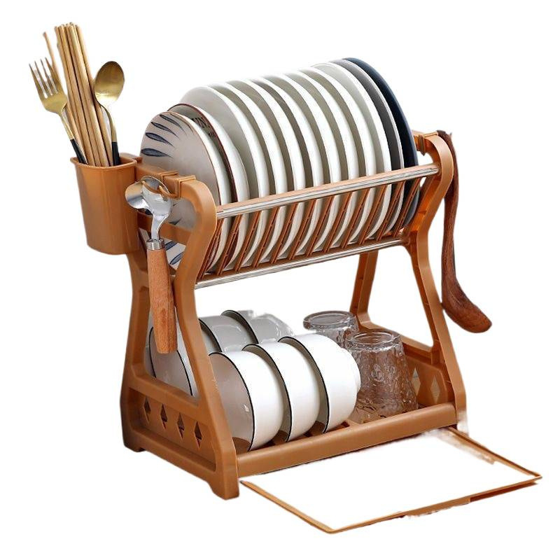 Raft din plastic pentru vase – uscare și organizare, Categorie produs: Raft de vase; Material: Plastic; Stil: Altul