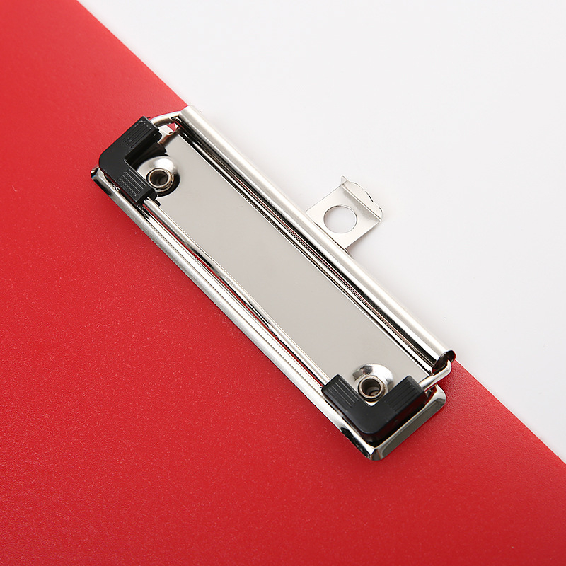 Clipboard din plastic cu clemă netedă, clemă plată de 10 cm, grosime placă 1,6 mm, logo imprimat