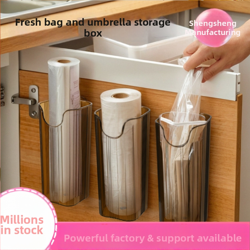 Zidni spremnik za kišobrane i kuhinjske posude | PET plastika, model MGC, japanski stil, prilagodljivo