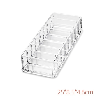 Organizator de machiaj pentru birou cu separatoare, material PS, capacitate 1 L, compartimente multiple pentru cosmetice și cabluri