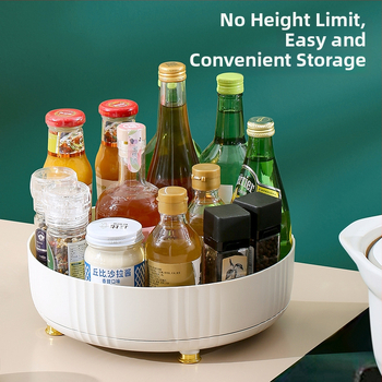 Coin shen Okretni držač začina, plastični kuhinjski rotirajući stalak