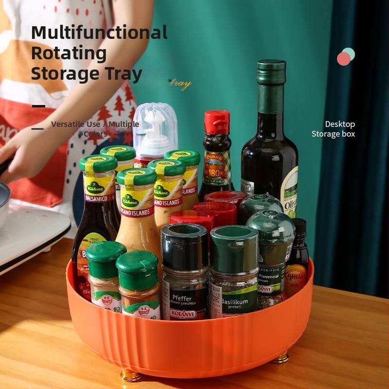 Coin shen Okretni držač začina, plastični kuhinjski rotirajući stalak