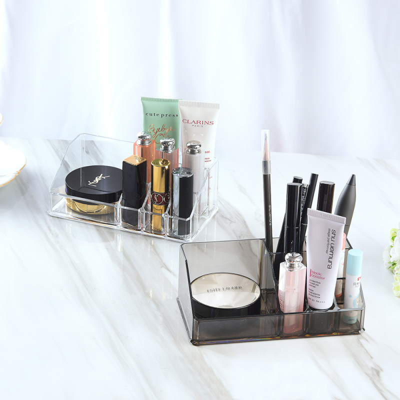 Organizator cosmetic pentru birou cu compartimente, capacitate 12 L, construcție din plastic (PS), model pkk-36