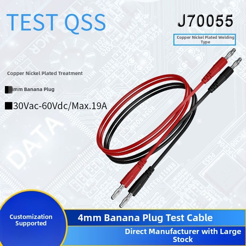 Свързваща тестова линия с крокодилски щипки за изпитване, ниска честота, дължина 1, контактен материал: мед, марка jzdz