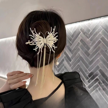 Sweetheart Clip Twist pentru păr, aliaj de zinc, lucrat manual, accesorii de înaltă calitate pentru femei | Cod produs Dzznnj01