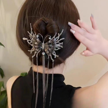 Sweetheart Clip Twist pentru păr, aliaj de zinc, lucrat manual, accesorii de înaltă calitate pentru femei | Cod produs Dzznnj01