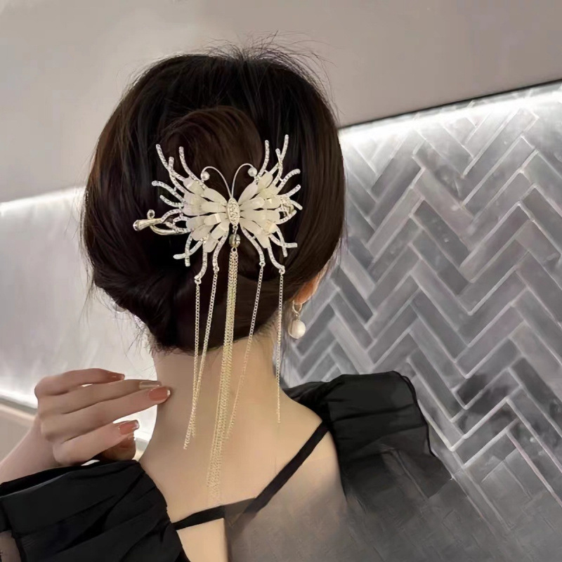 Sweetheart Clip Twist pentru păr, aliaj de zinc, lucrat manual, accesorii de înaltă calitate pentru femei | Cod produs Dzznnj01