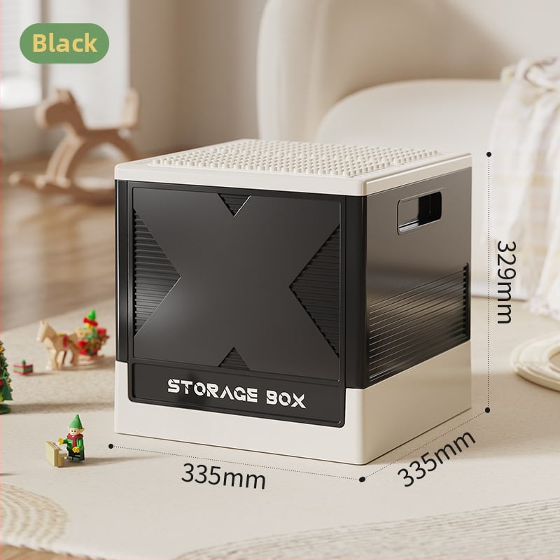 Cutie pliabilă de depozitare pentru jucării și cuburi LEGO, plastic PP, multifuncțională și antipraf, capacitate 30–40 L