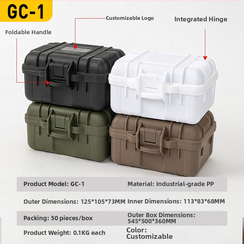 Těsná skříň na nářadí z PP plastu, vstřikované provedení, tloušťka stěny 3 mm, nosnosť 200, model GC-1