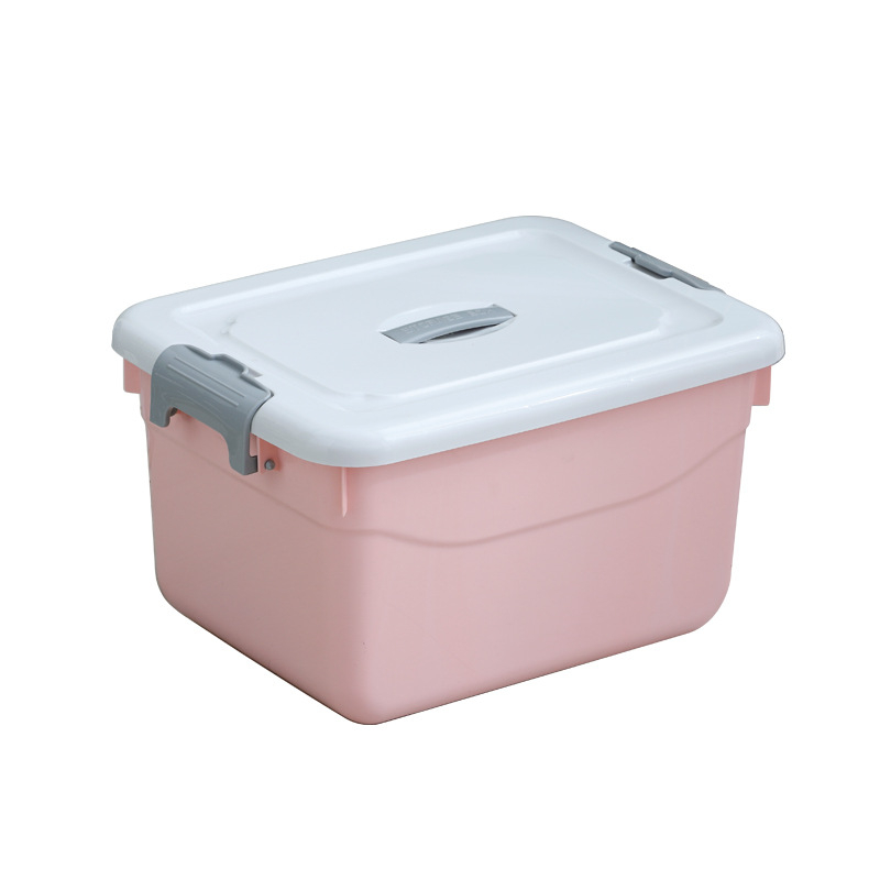 Cutie de depozitare din plastic cu capac, PP, 10–20 L, model 8807-8810, portabilă, pentru pantofi, lenjerie, șosete