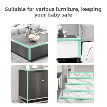 Ochranná lišta proti nárazu rohu detskej stoly, bez lepidla, balenie 90 kusov, značka Other, bežný čiarový kód