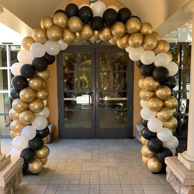 Arc din plastic pentru ușă cu suport pentru coloane de baloane, pentru nunți și petreceri • Brand: Yuqi • Material: plastic • Stil: modern • Categorie: ornamente suspendate • Produs: accesorii pentru amenajarea spațiului