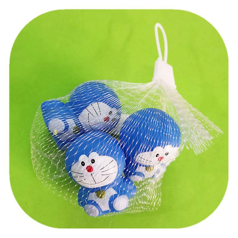 Παιδικά παιχνίδια μπάνιου με ζωάκια — πιεζόμενα και ήχο, κατάλληλα για βρέφη 0-3 ετών; συσκευασία με διχτυωτό σάκο