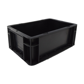 Αντιστατικό πλαστικό κουτί μεταφοράς από PP, παχείς τοίχοι, 0,6 kg, με καπάκι