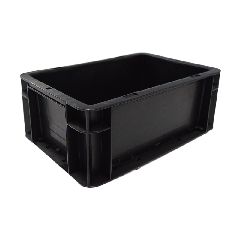 Αντιστατικό πλαστικό κουτί μεταφοράς από PP, παχείς τοίχοι, 0,6 kg, με καπάκι