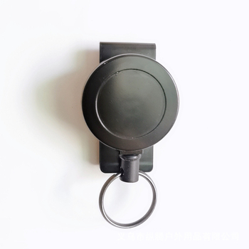 360° въртяща се планинска закопчалка със цинкова сплав, лесно издърпване, телескопично стоманено въже