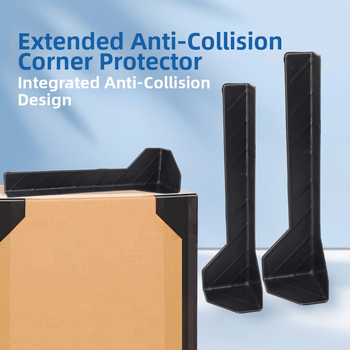 Plastični zaštitnik ugla za kartonsku ambalažu, trokutasti oblik, za prijevoz, autorizirana privatna marka