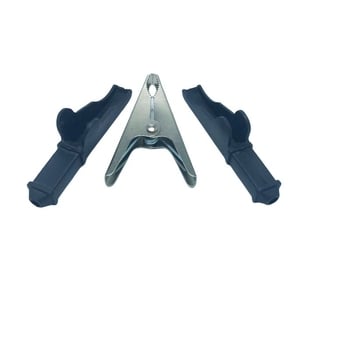 30A високотоков крокодилски клип с пълно затваряне, терминал за меден проводник, защитен корпус за захранване, тестов клип