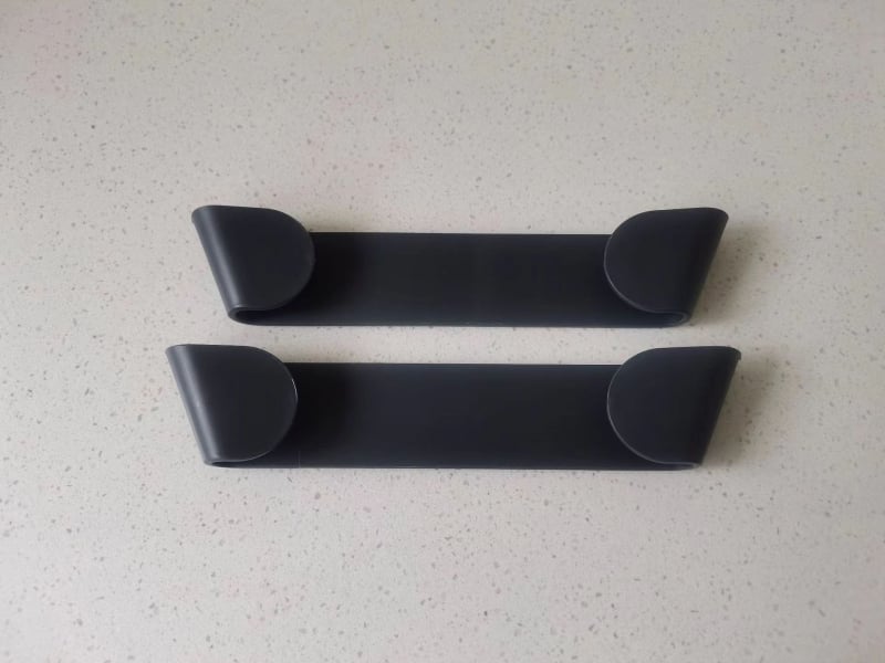 Stalak za poklopce na zid, bez bušenja, plastični materijal, modern minimalistički dizajn – Benyi