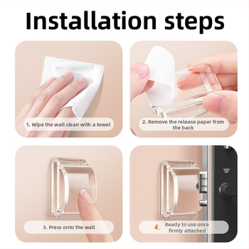 BUFAN Home Silikónová oblúková ochrana pre rukoväť chladničky proti nárazu – buffer na otváranie dvier, model 1139