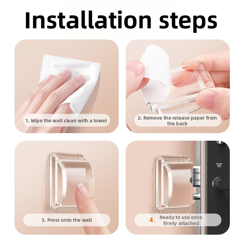 BUFAN Home Silikónová oblúková ochrana pre rukoväť chladničky proti nárazu – buffer na otváranie dvier, model 1139