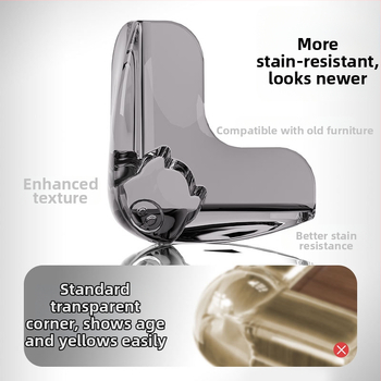 Airbagový roh ochranný kryt, samolepiaci, detská bezpečnosť, Mäkké obloženie, neviditeľný ochranný roh (Značka Shield dad, Tvar: pravý uhol, Pôvod Taizhou, Balenie: 500)