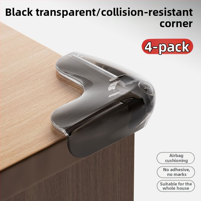 Airbagový roh ochranný kryt, samolepiaci, detská bezpečnosť, Mäkké obloženie, neviditeľný ochranný roh (Značka Shield dad, Tvar: pravý uhol, Pôvod Taizhou, Balenie: 500)