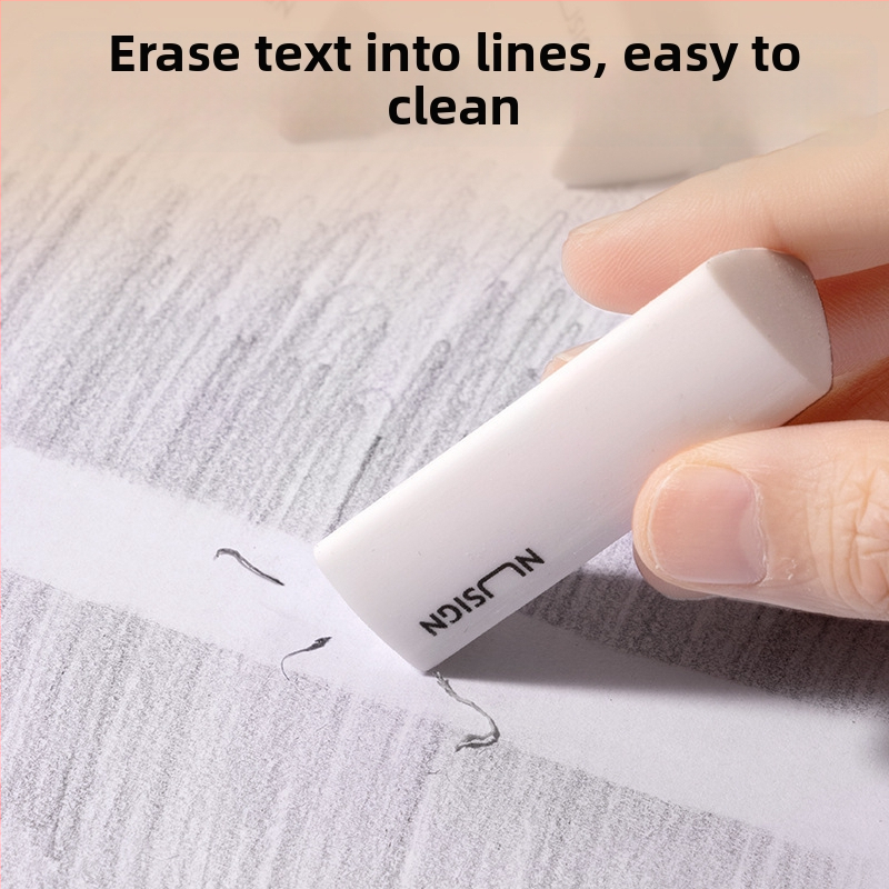 Deli NS151 Radieră triunghiulară pentru desen și ștergerea creionului