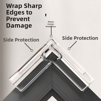 Detská ochrana rohu okna – pravouhlý tvar, proti kolízii s airbagom, priehľadná