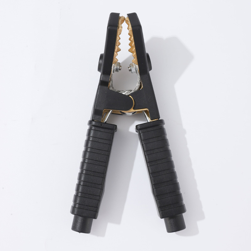 Clema pentru baterie crocodil - alamă, construcție îngroșată, prindere puternică pentru bateria mașinii