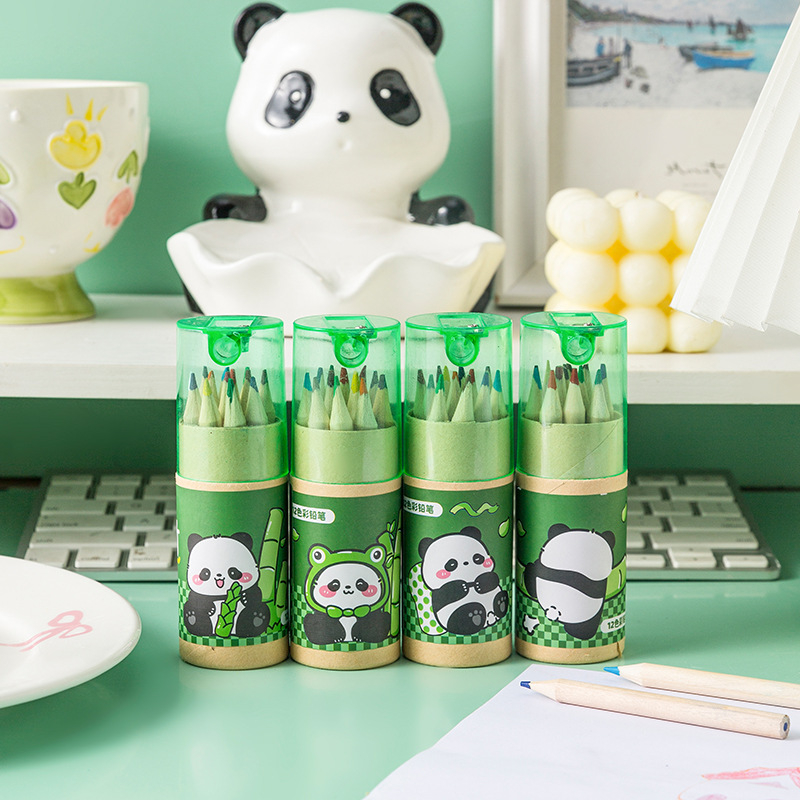 Drveni set za crtanje olovkama za djecu – 6627, kutija za poklon, čvrst kućište, HB vrh