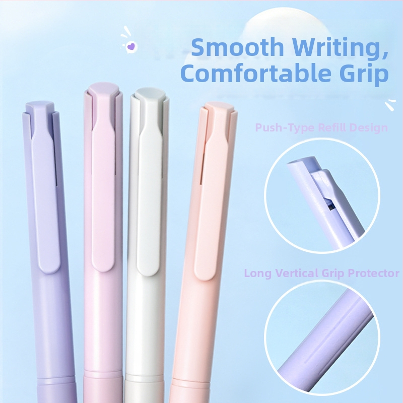 Μολάν Ντι γέλ στυλό, ST άκρη, ανοξείδωτο nib, πλαστικό σώμα, κλείσιμο με κλικ, μη διαγραψιμό, για γραφή, σχέδιο και άσκηση γραφής