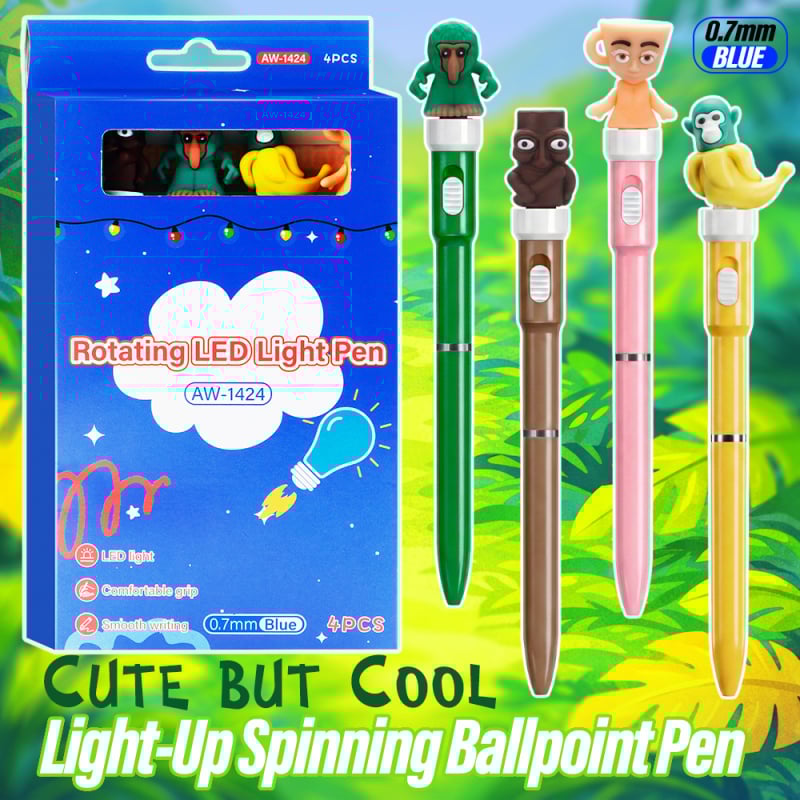 ArtWalker AW-1424 Σειρά Κάρτουν Διαγραψιμό Σετ Στυλό, Σφαιρική Άκρη, Μεταλλικός Νιβ, Κλείσιμο Με Κλικ, Δώρο σε Συσκευασία, Για Σχέδιο, Γράφή, Καλλιγραφία, Ημερολόγιο