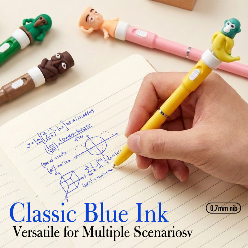 ArtWalker AW-1424 Σειρά Κάρτουν Διαγραψιμό Σετ Στυλό, Σφαιρική Άκρη, Μεταλλικός Νιβ, Κλείσιμο Με Κλικ, Δώρο σε Συσκευασία, Για Σχέδιο, Γράφή, Καλλιγραφία, Ημερολόγιο