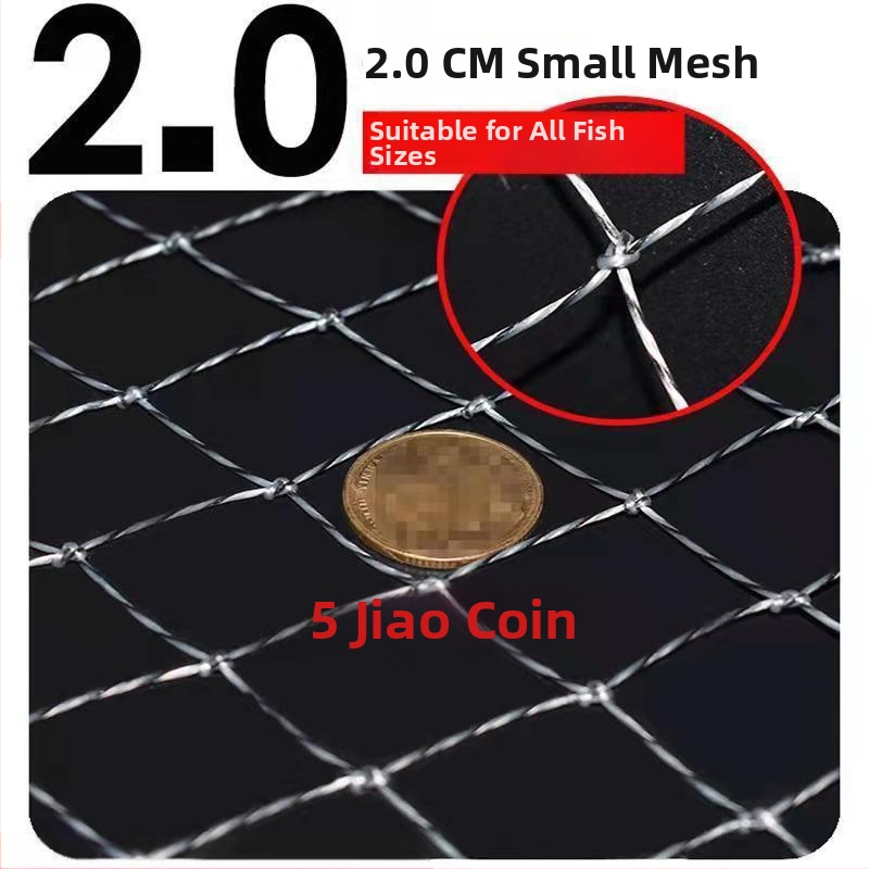 Trojuholníková skladacia sieť na ryby z nehrdzavejúcej ocele pre lov veľkých rýb