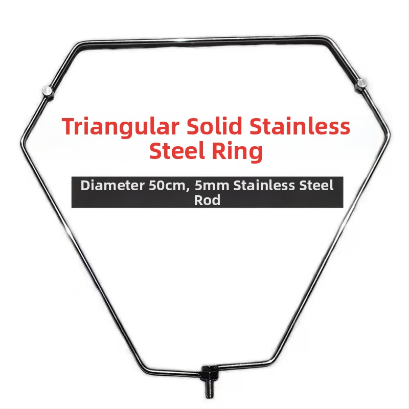 Trojuholníková skladacia sieť na ryby z nehrdzavejúcej ocele pre lov veľkých rýb