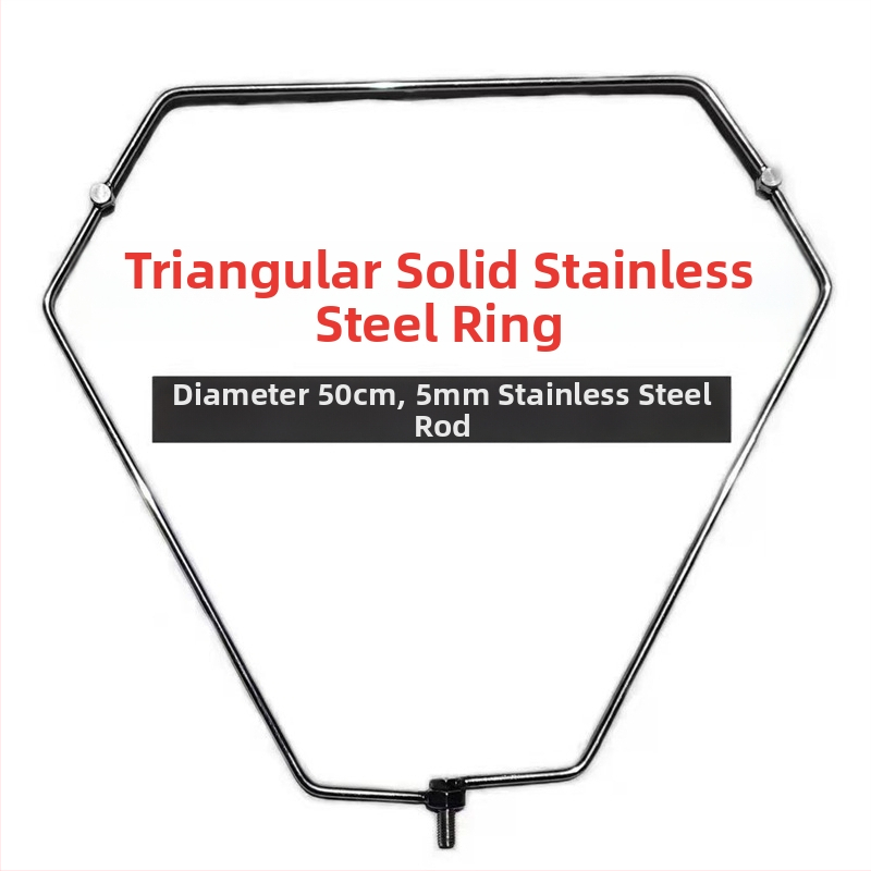 Trojuholníková skladacia sieť na ryby z nehrdzavejúcej ocele pre lov veľkých rýb