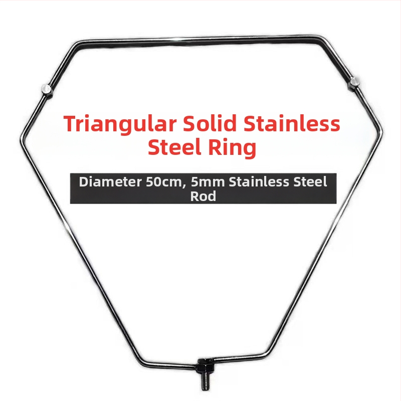 Trojuholníková skladacia sieť na ryby z nehrdzavejúcej ocele pre lov veľkých rýb