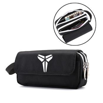 Пенал за моливи с баскетболни звезди Коби, Къри и Джеймс – Oxford платно; Персонализация; Печатано лого; За баскетбол