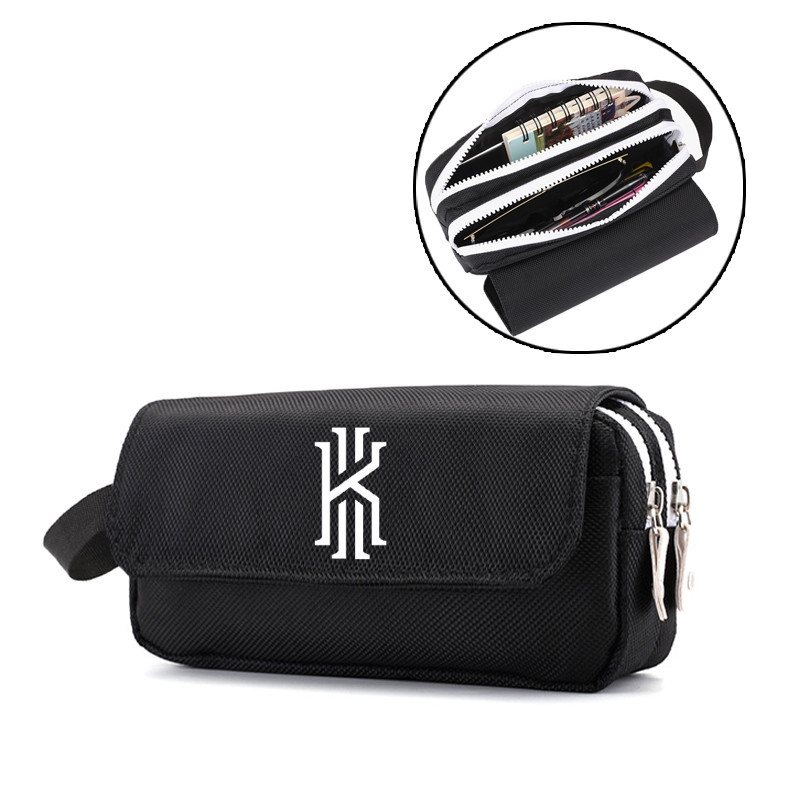 Пенал за моливи с баскетболни звезди Коби, Къри и Джеймс – Oxford платно; Персонализация; Печатано лого; За баскетбол